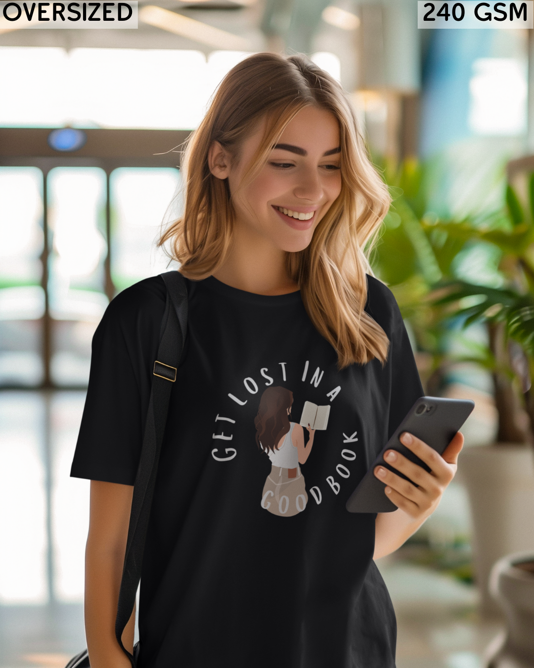 Get Lost In A Good Book Oversized T-Shirt - Unisex