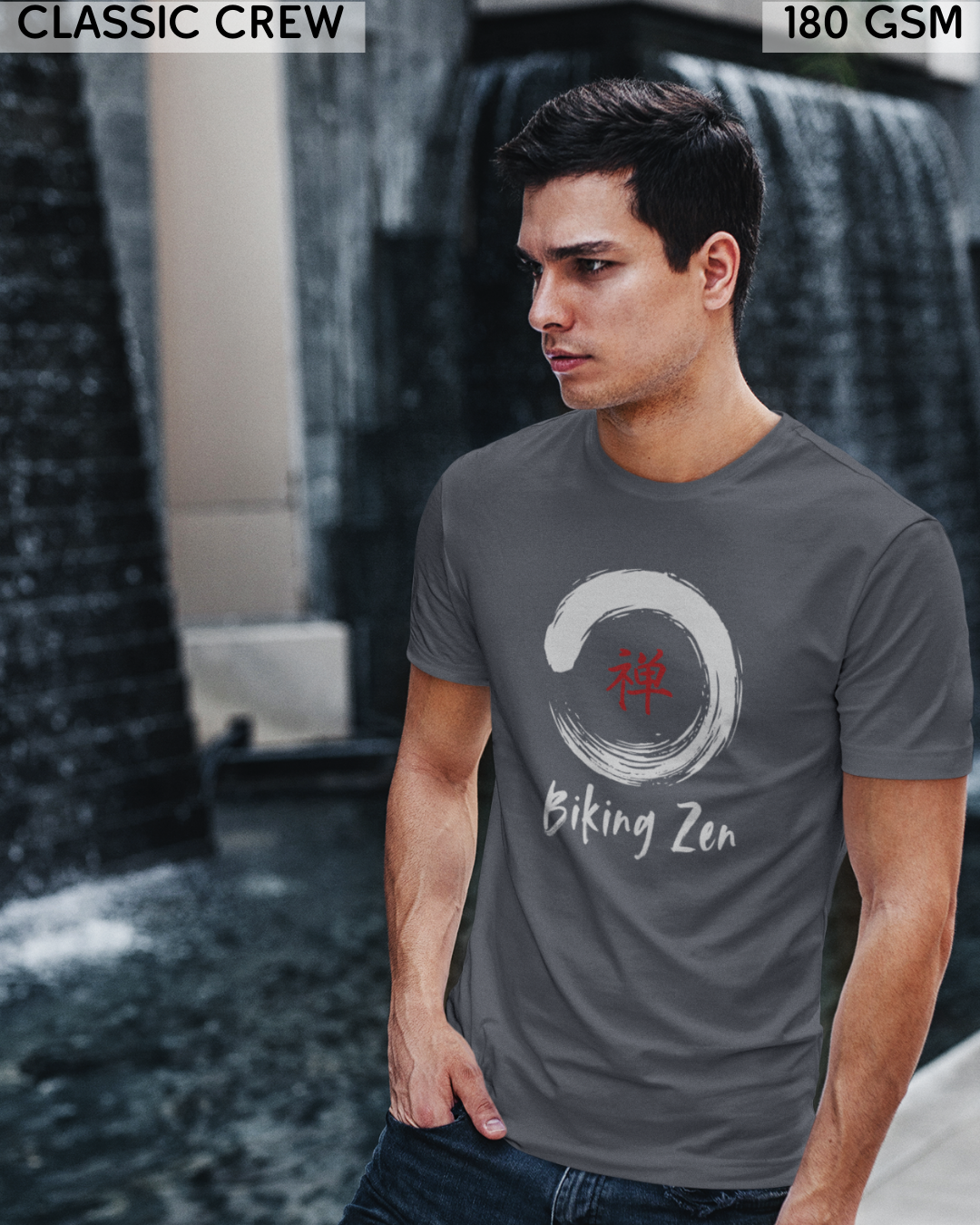 Biking Zen - Biker's T-Shirt - Unisex