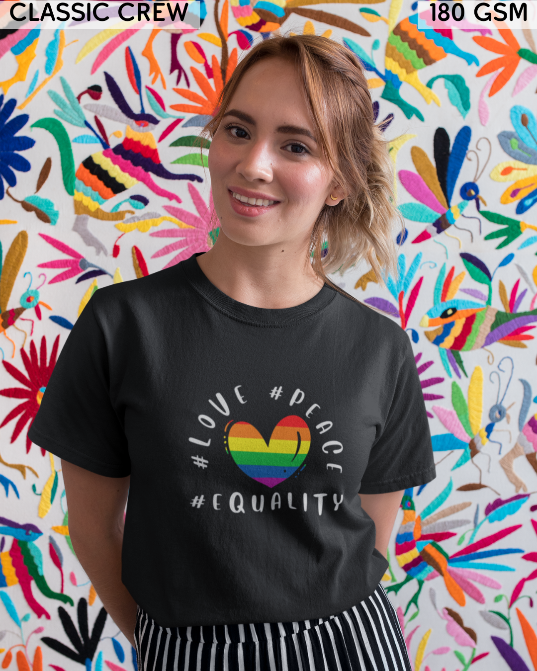 Love Peace Equality LGBTQ+ T-Shirt - Unisex