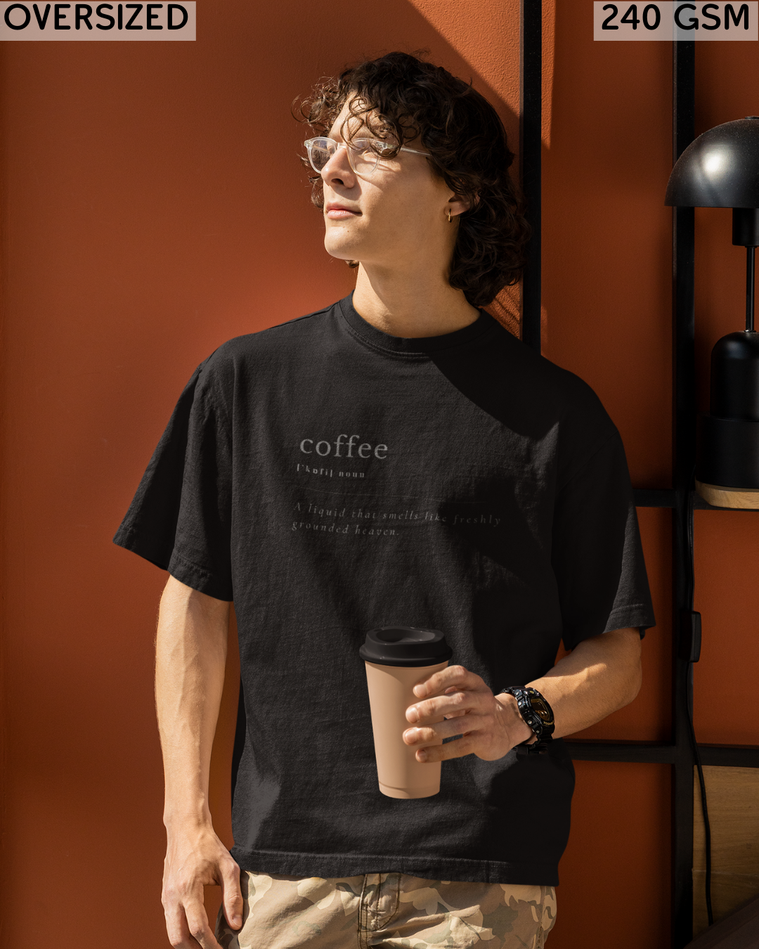 Coffee Definition Oversized T-Shirt - Unisex