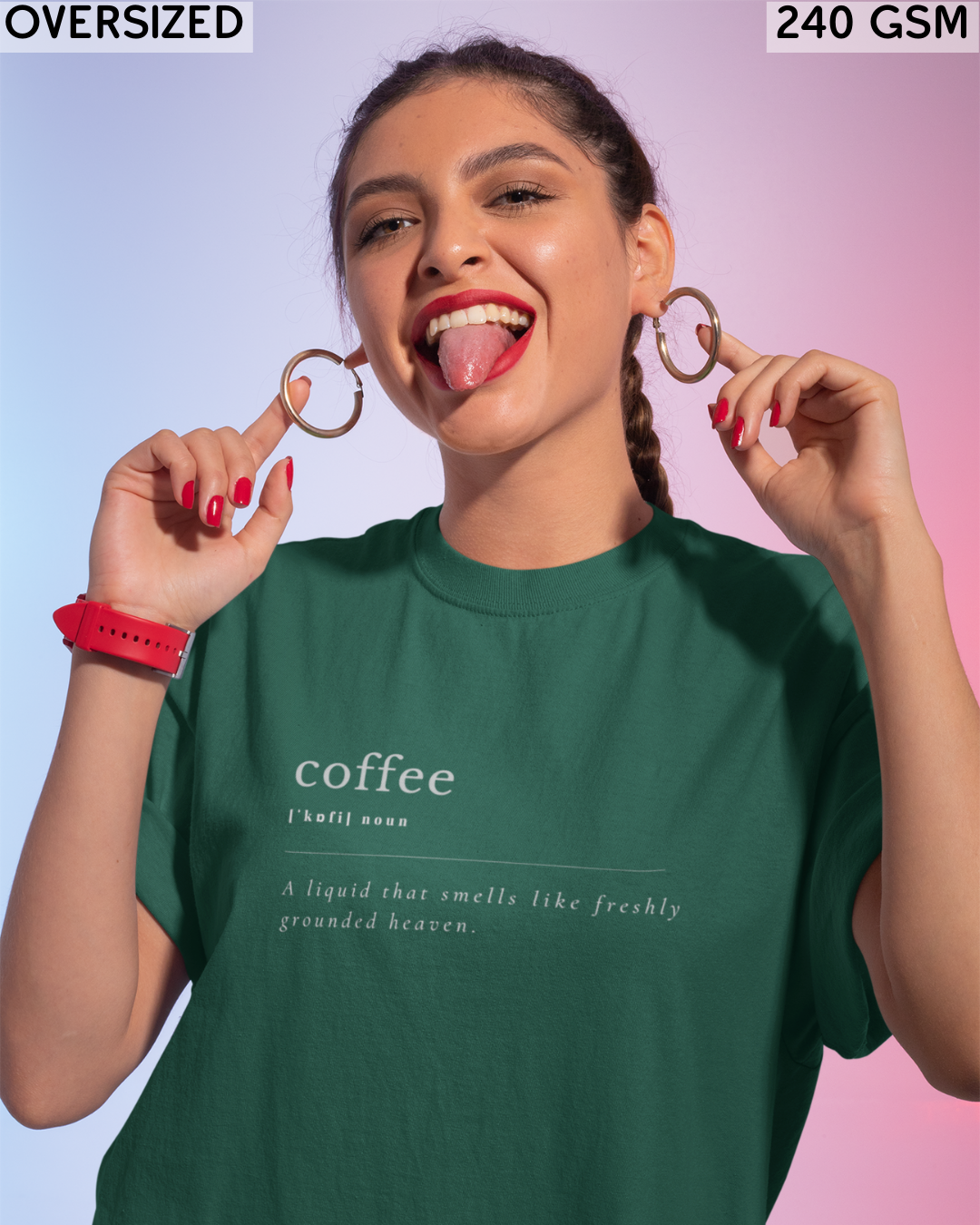 Coffee Definition Oversized T-Shirt - Unisex