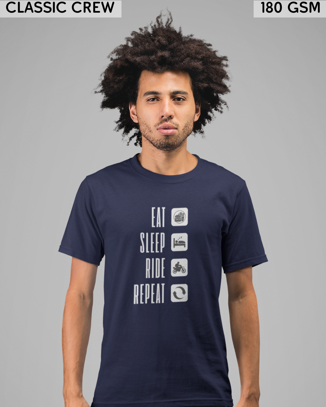 Eat Sleep Ride Repeat - Biker's T-Shirt - Unisex