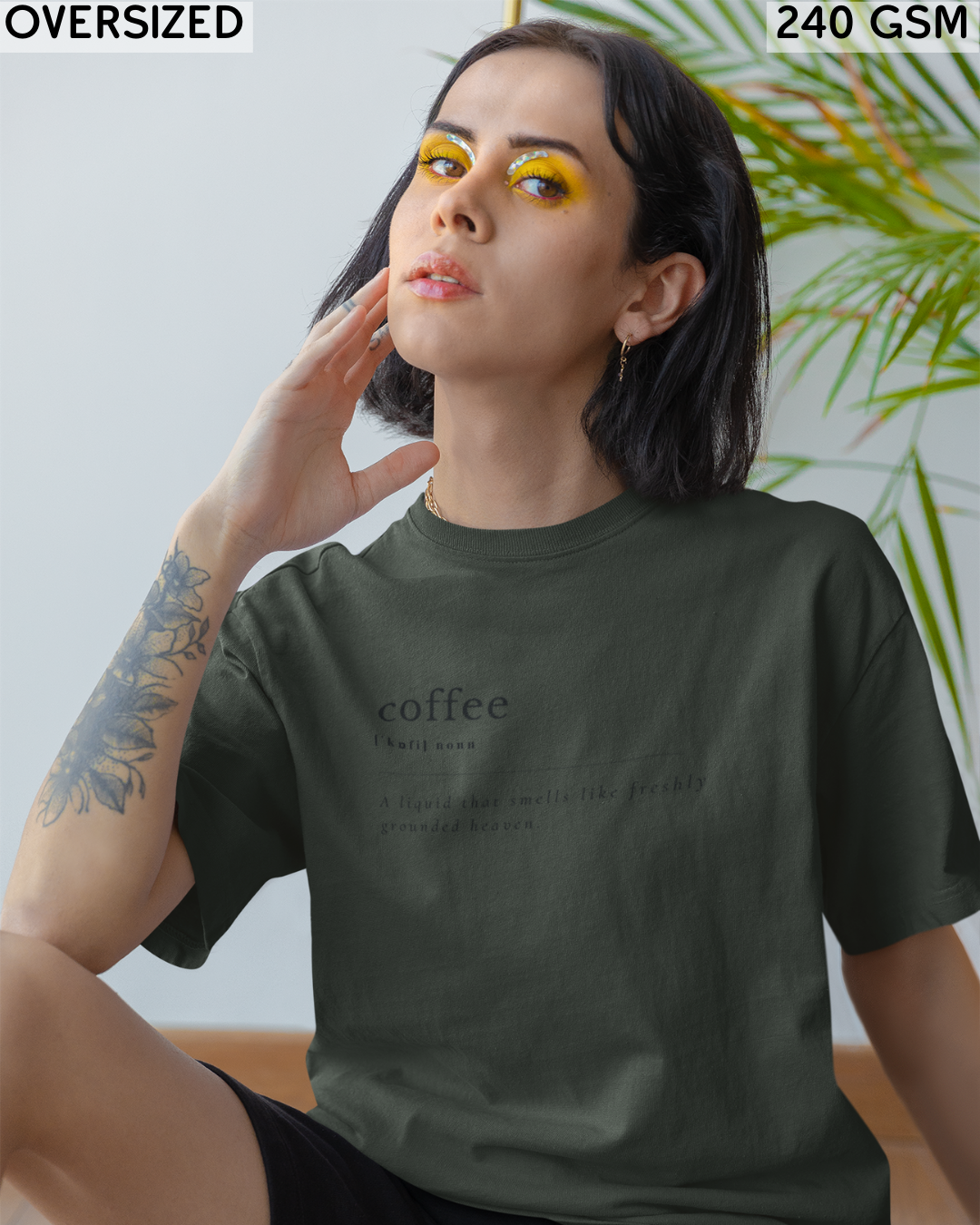 Coffee Definition Oversized T-Shirt - Unisex