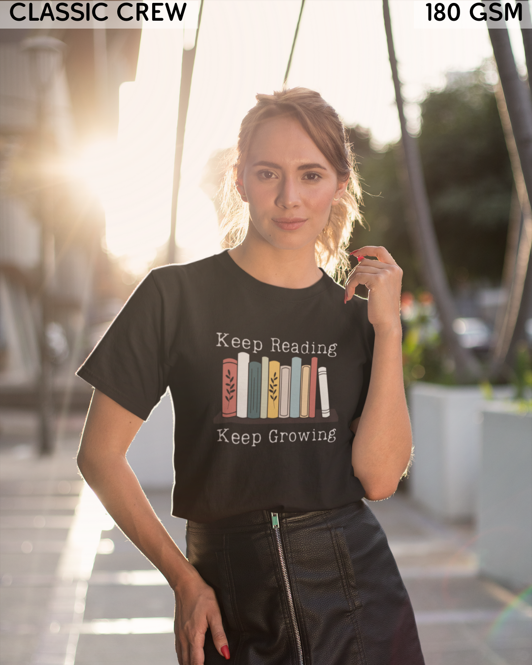 Keep Reading Keep Growing T-Shirt - Unisex
