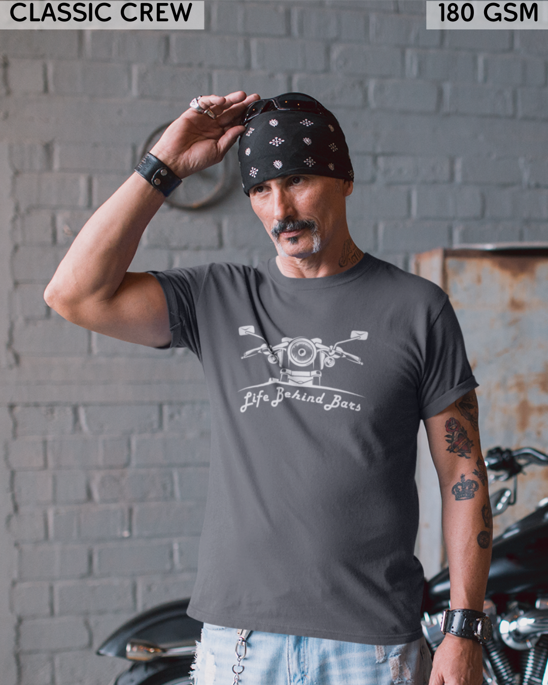 Life Behind Bars - Biker's T-Shirt - Unisex