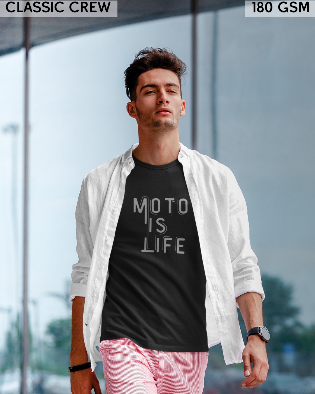 Moto Is Life - Biker's T-Shirt - Unisex