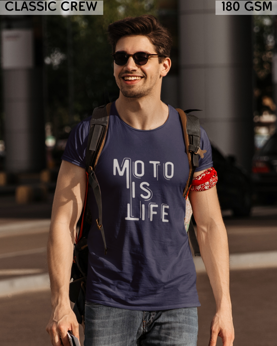 Moto Is Life - Biker's T-Shirt - Unisex