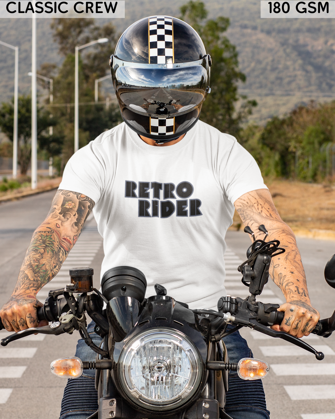 Retro Rider 2 - Biker's T-Shirt - Unisex