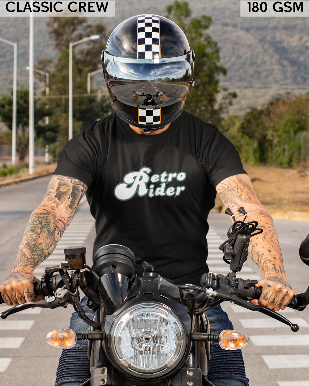 Retro Rider -Biker's T-Shirt - Unisex