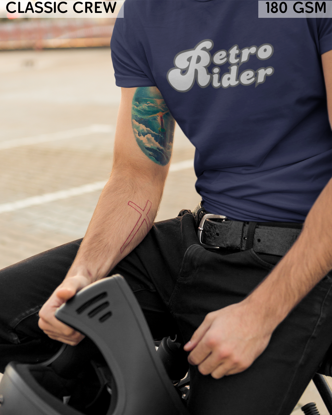 Retro Rider -Biker's T-Shirt - Unisex