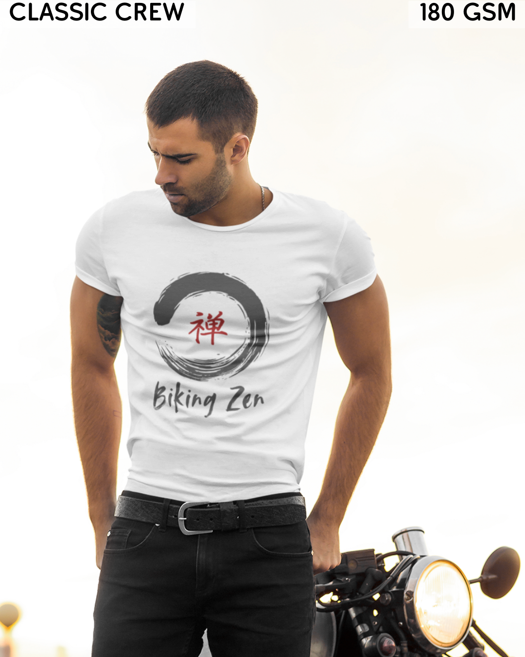 Biking Zen - Biker's T-Shirt - Unisex