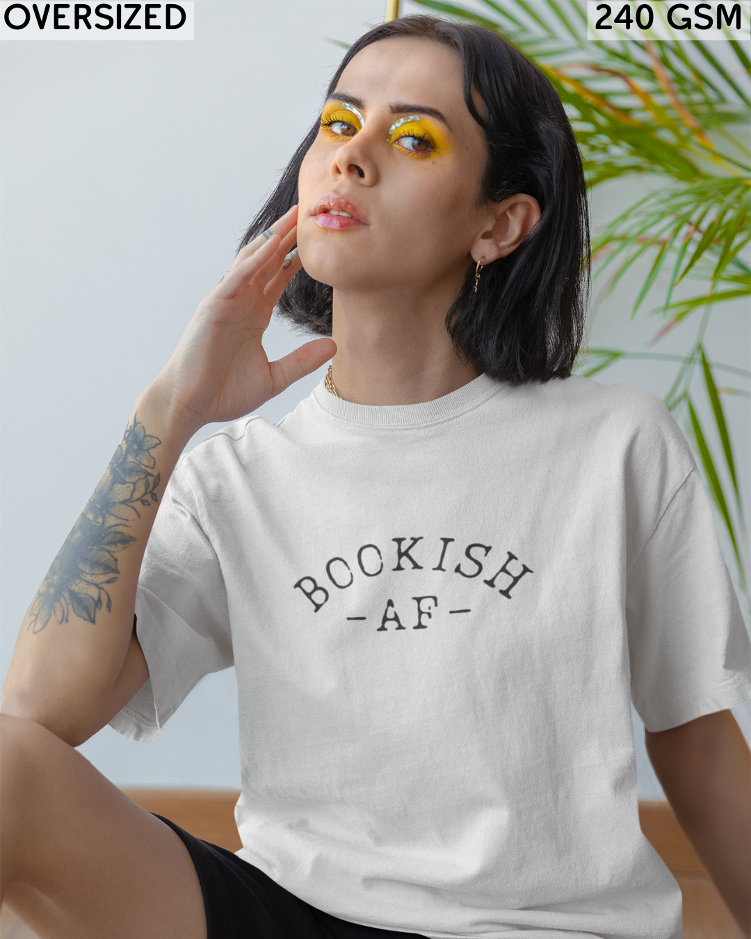 Bookish-AF Oversized T-Shirt - Unisex