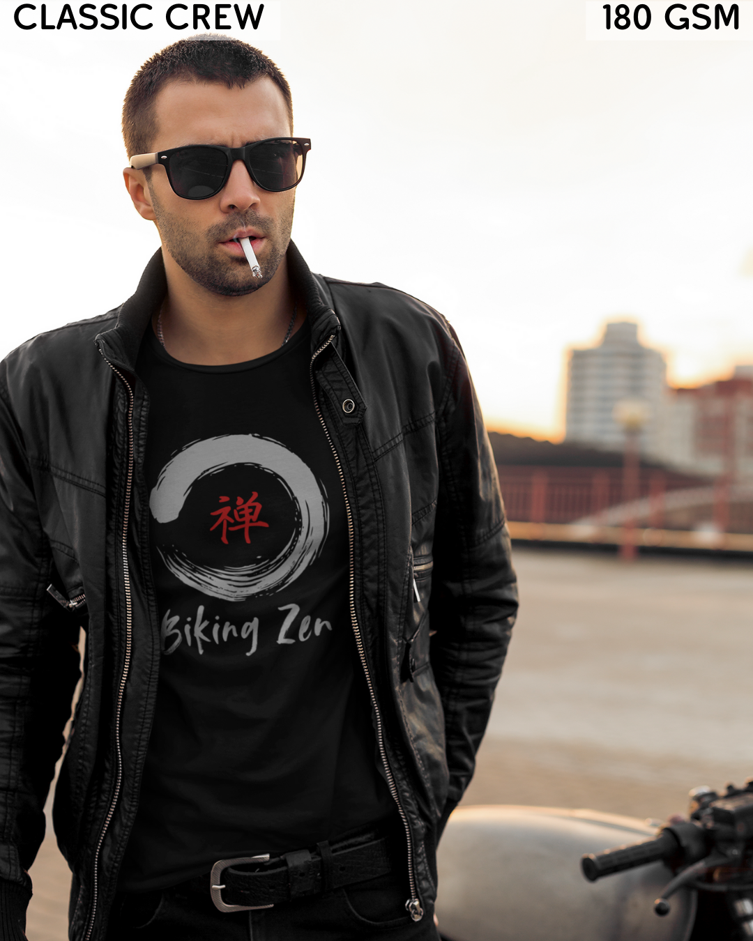 Biking Zen - Biker's T-Shirt - Unisex