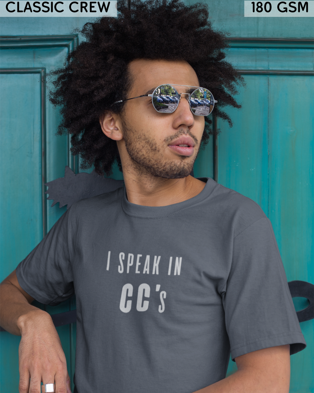 I Speak In CC's - Biker's T-Shirt - Unisex