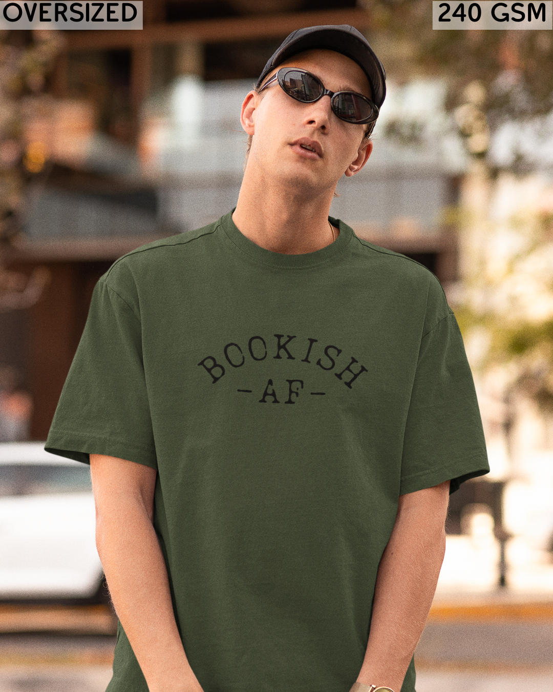 Bookish-AF Oversized T-Shirt - Unisex