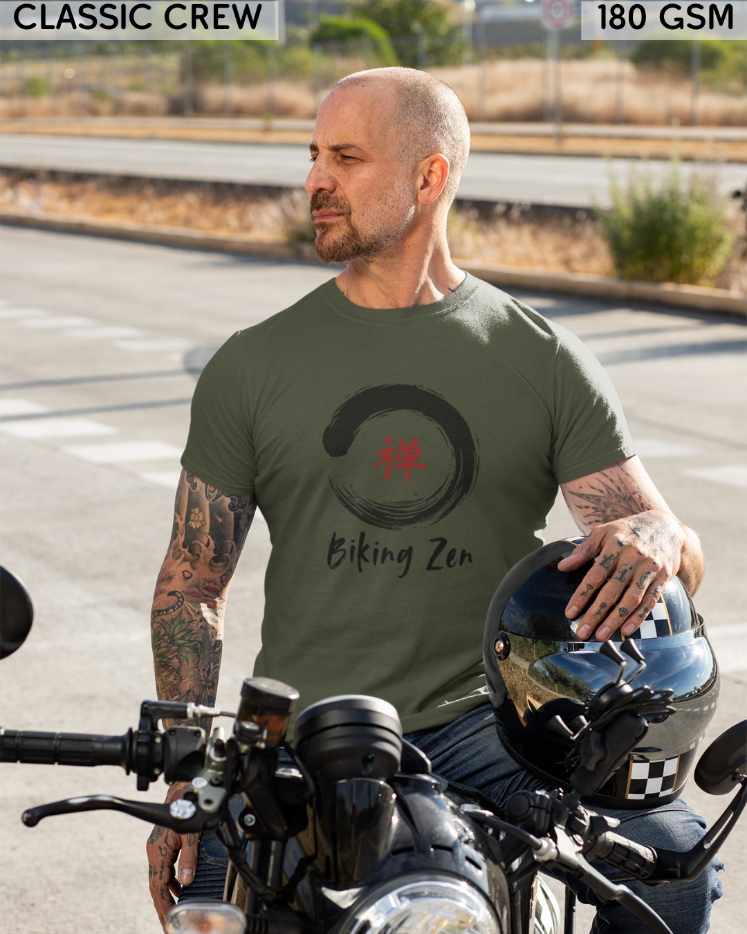 Biking Zen - Biker's T-Shirt - Unisex