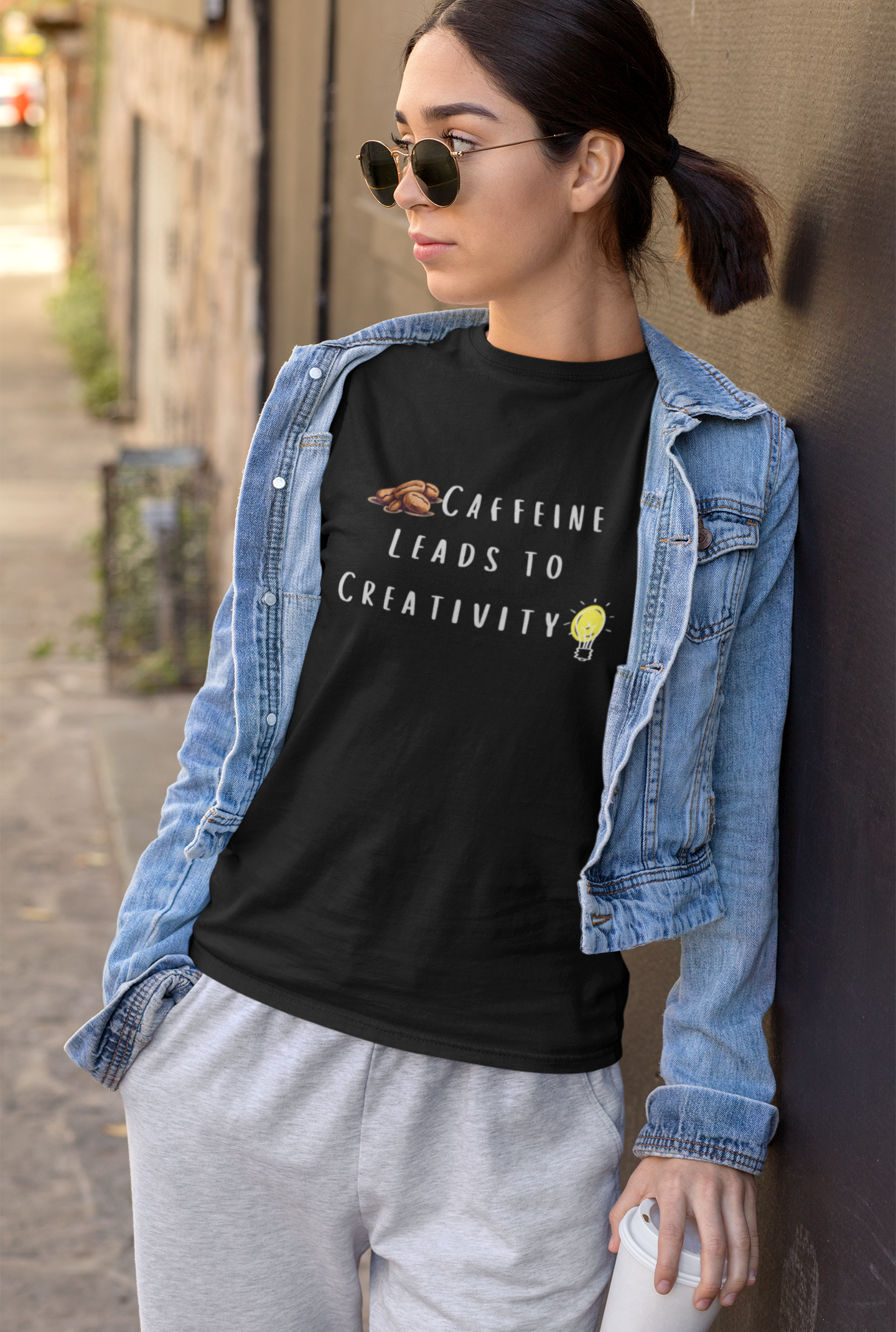 Caffeine Leads to Creativity T-Shirt - Unisex