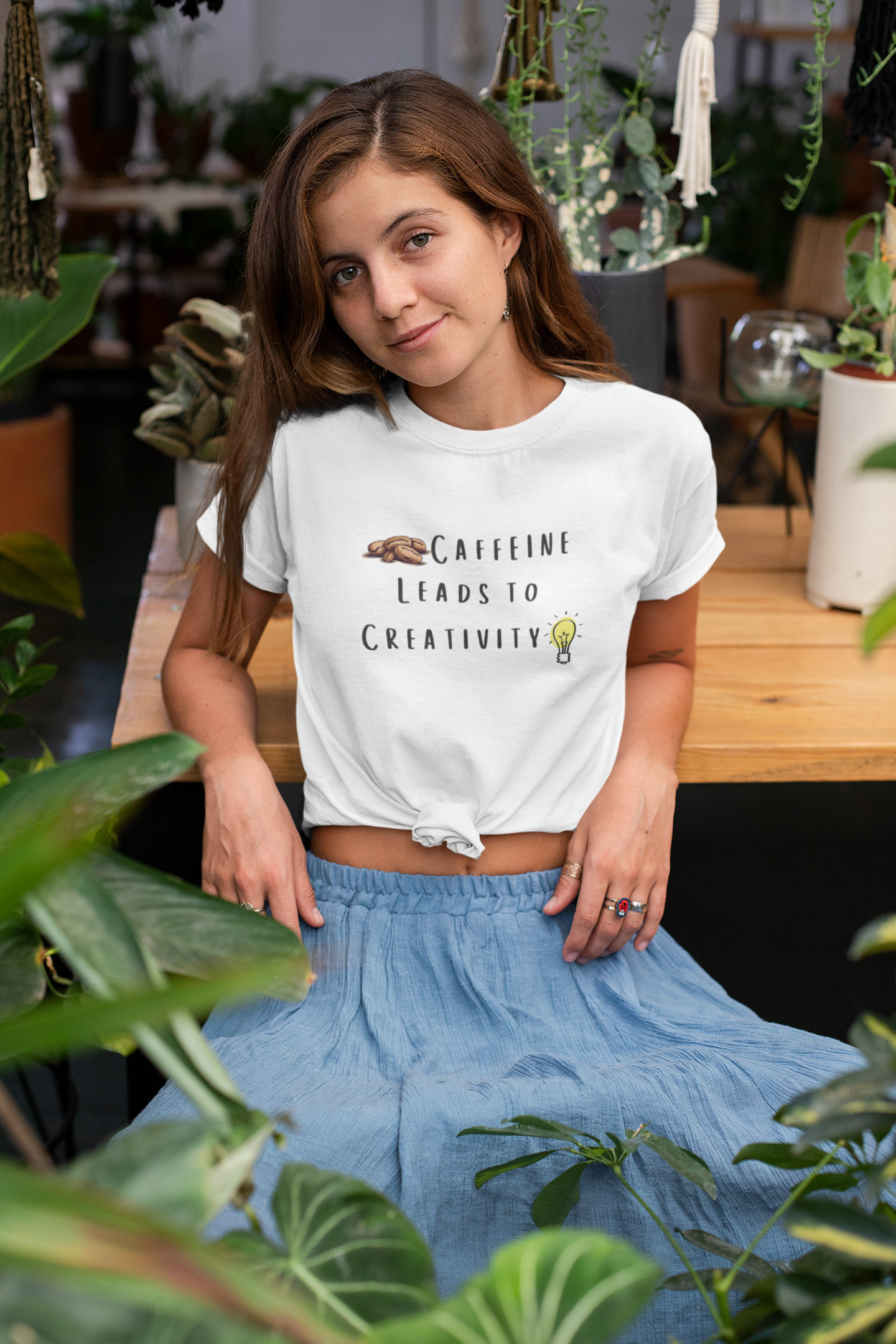 Caffeine Leads to Creativity T-Shirt - Unisex