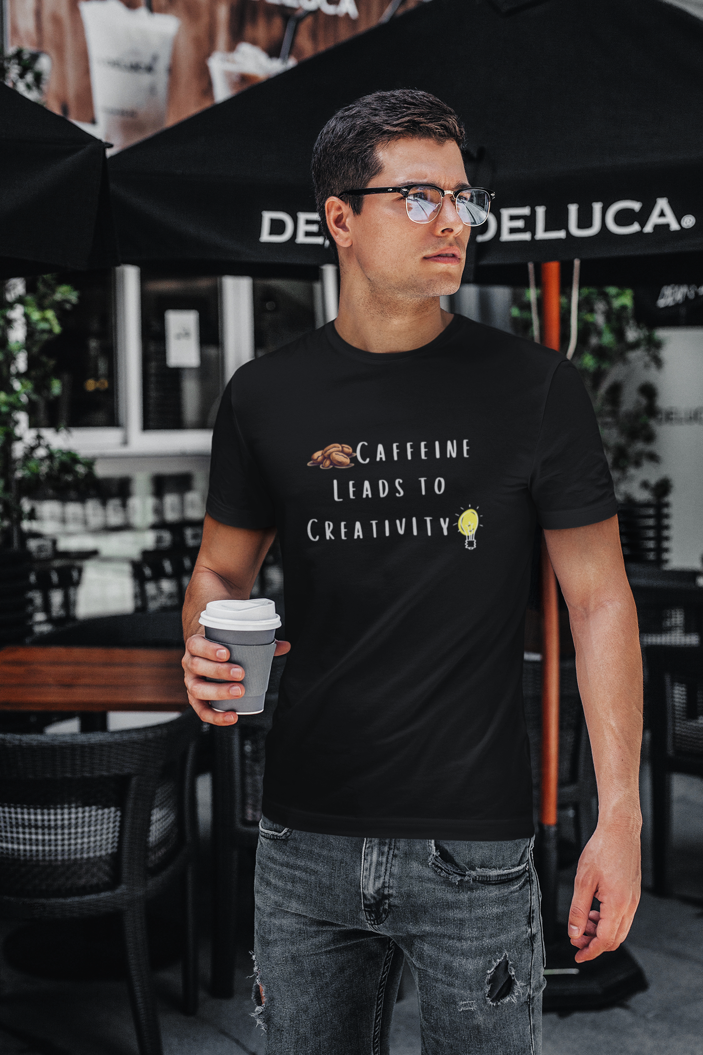 Caffeine Leads to Creativity T-Shirt - Unisex