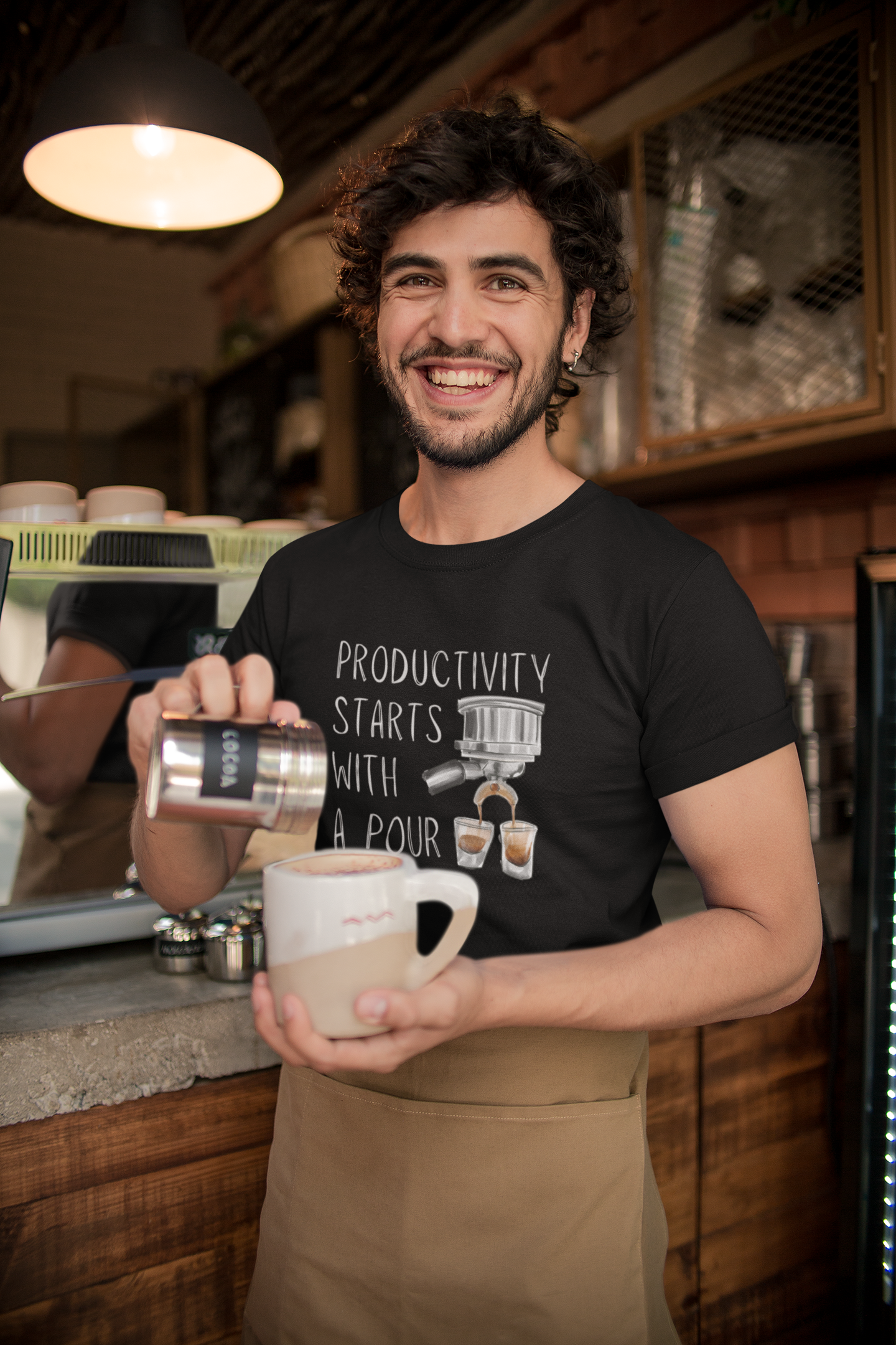 Productivity Starts With a Pour T-Shirt - Unisex