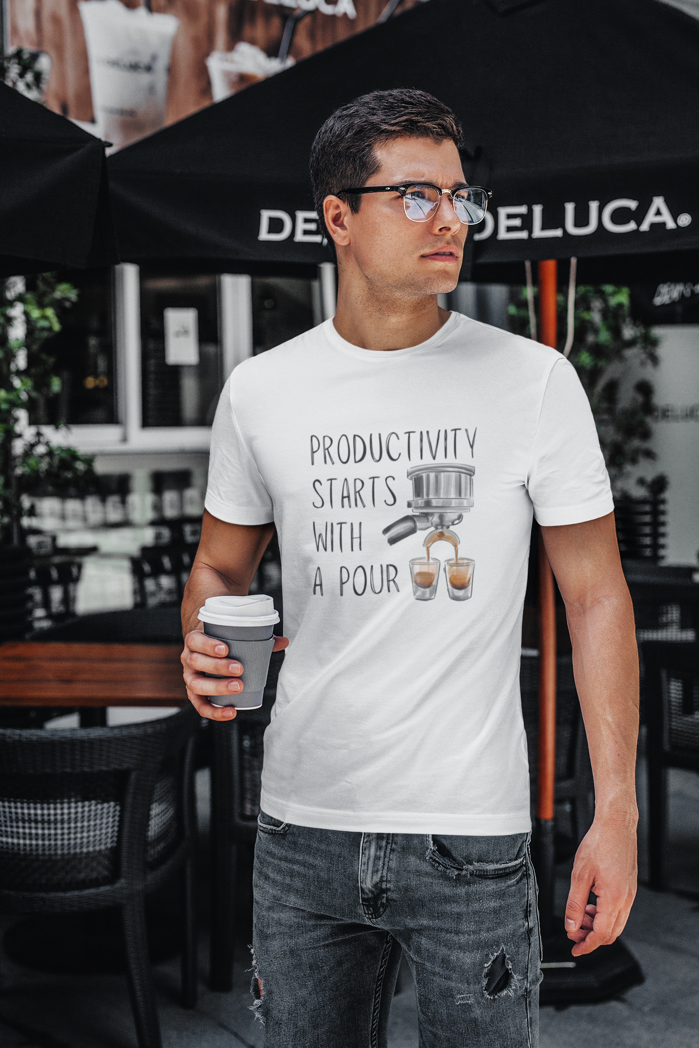Productivity Starts With a Pour T-Shirt - Unisex