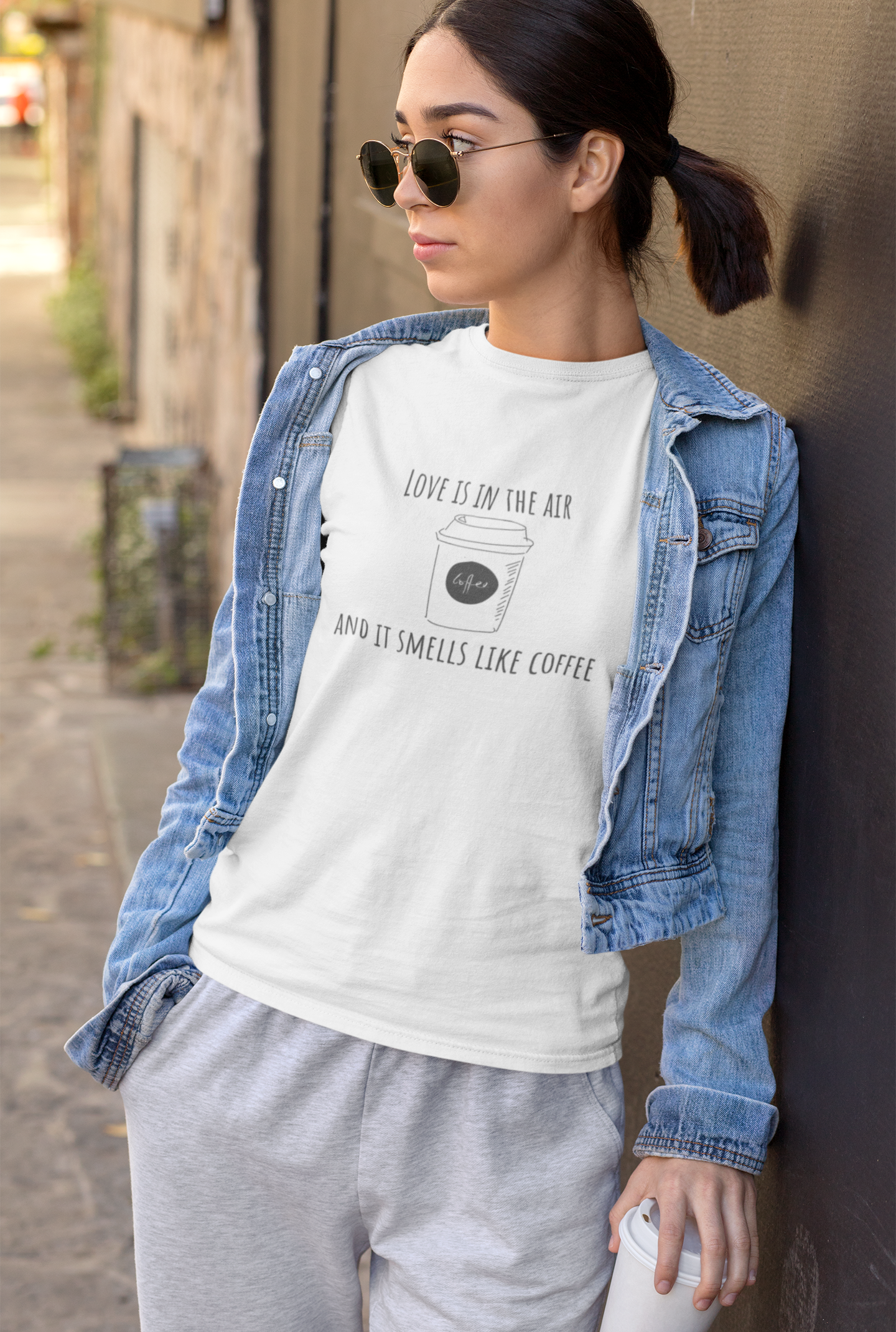 Love Is In The Air & It Smells Like Coffee T-Shirt - Unisex