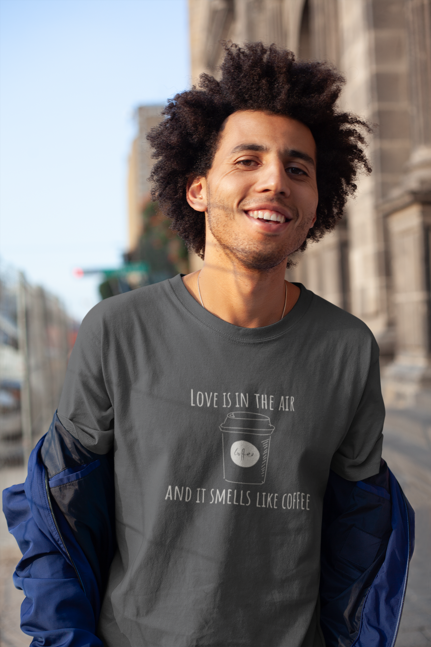 Love Is In The Air & It Smells Like Coffee T-Shirt - Unisex