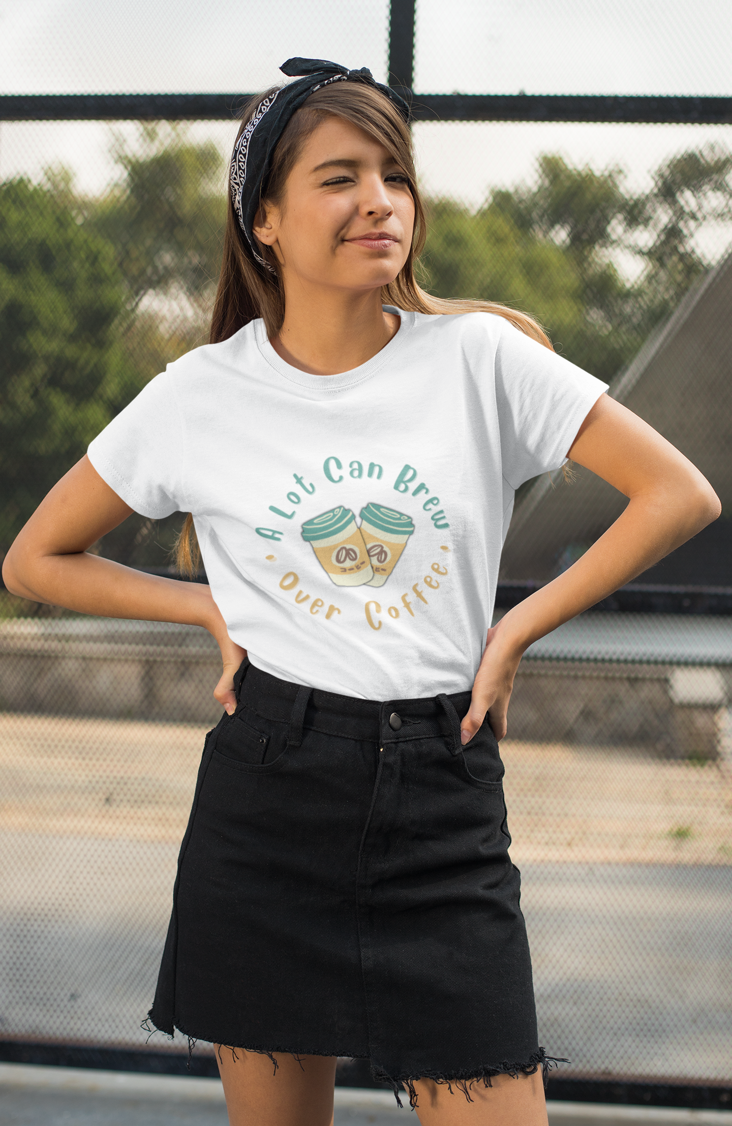 A Lot Can Brew Over Coffee T-Shirt - Unisex