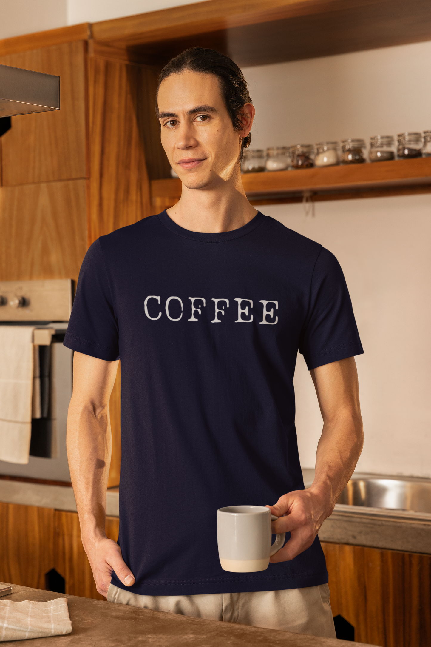 Coffee Small (English) Text T-Shirt - Unisex
