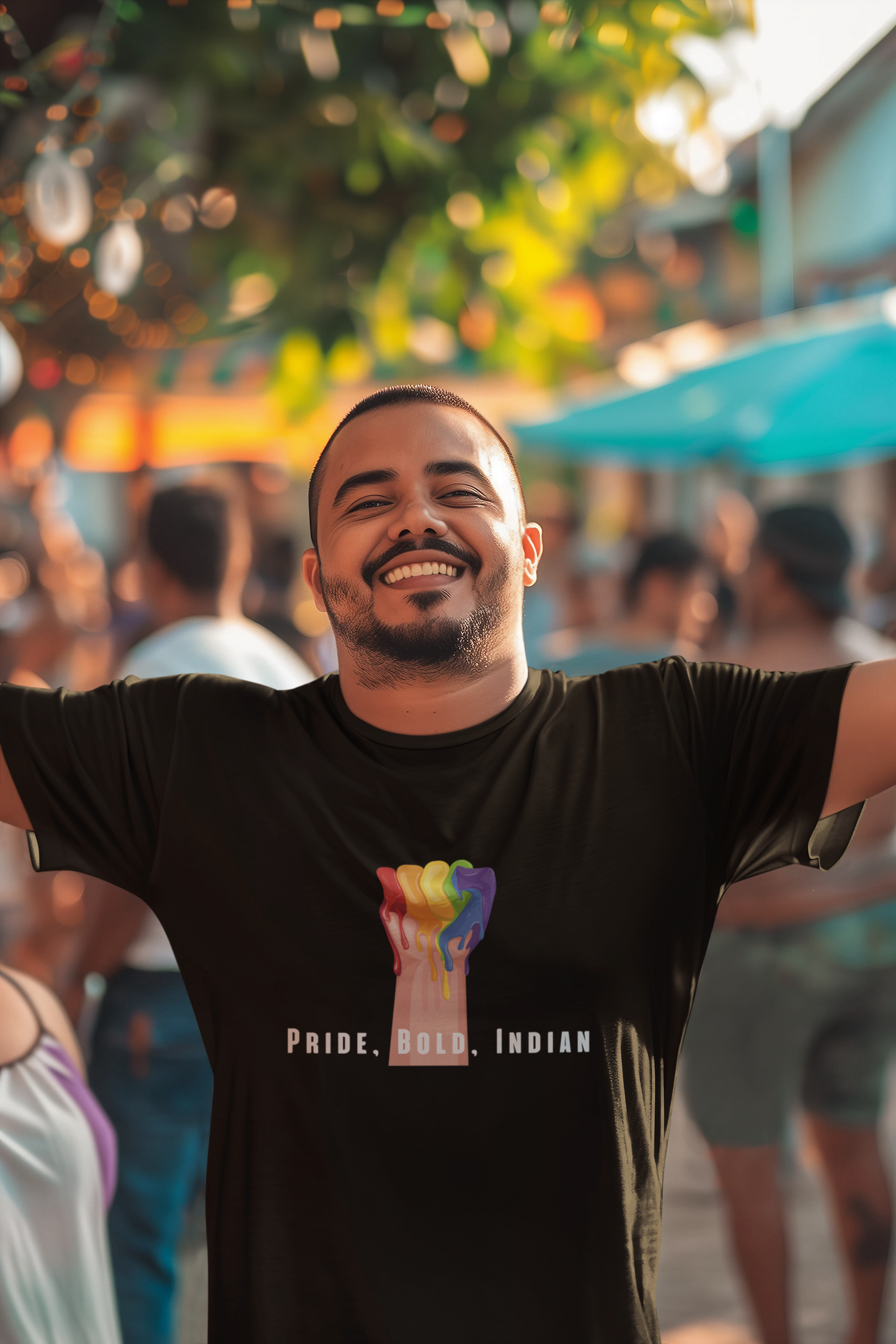 Pride, Bold, Indian LGBTQ+ T-Shirt - Unisex