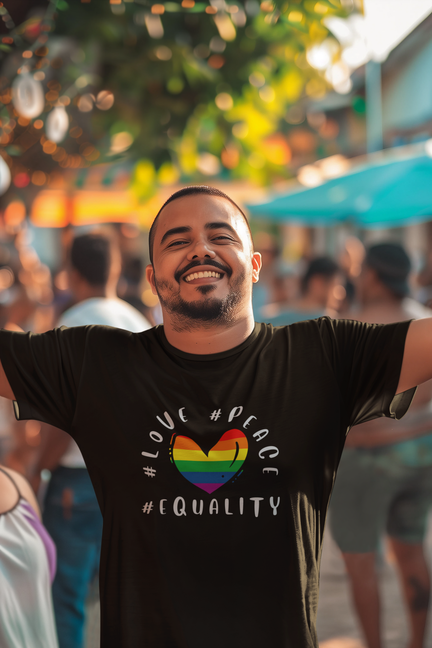 Love Peace Equality LGBTQ+ T-Shirt - Unisex