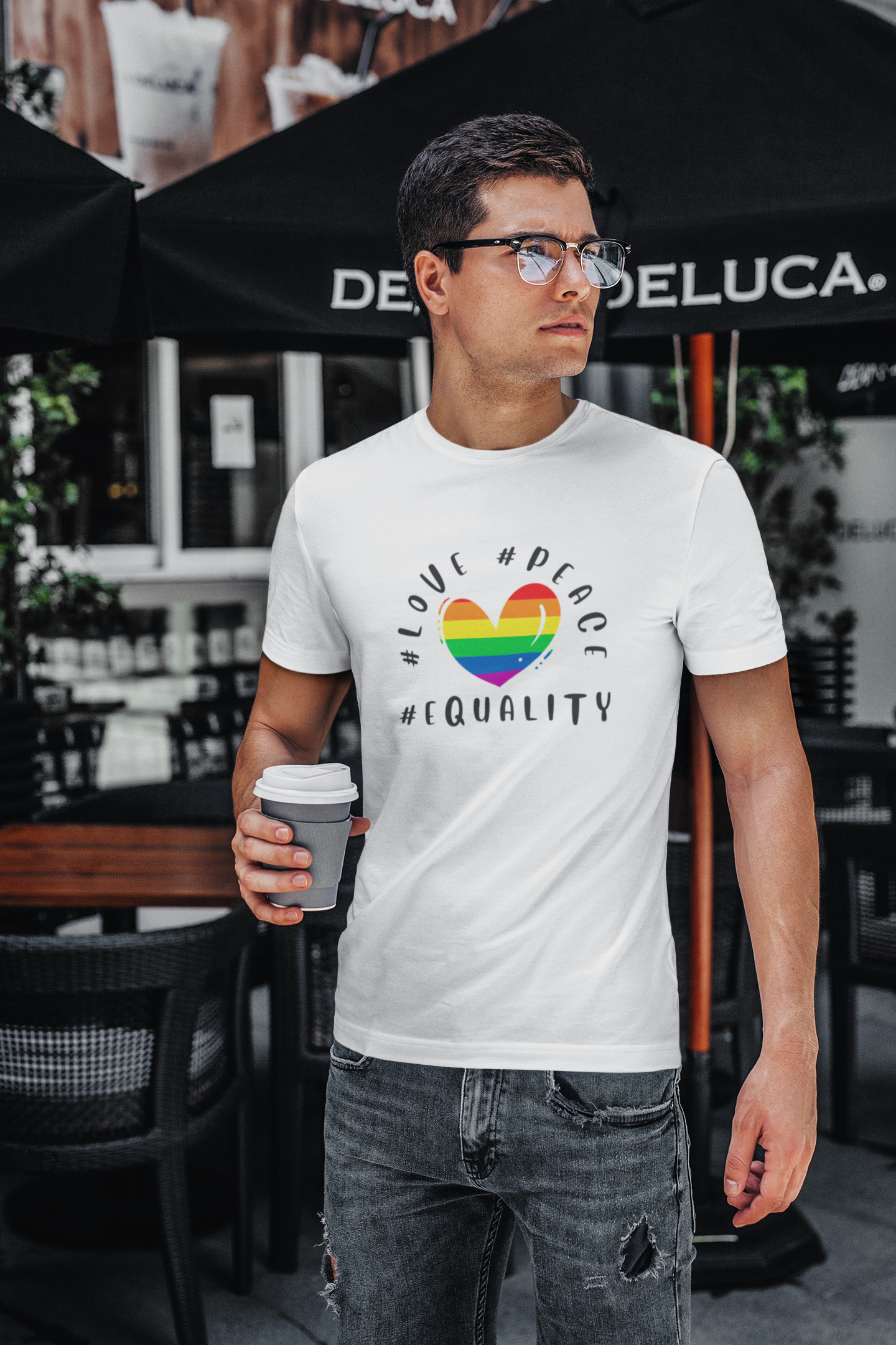 Love Peace Equality LGBTQ+ T-Shirt - Unisex