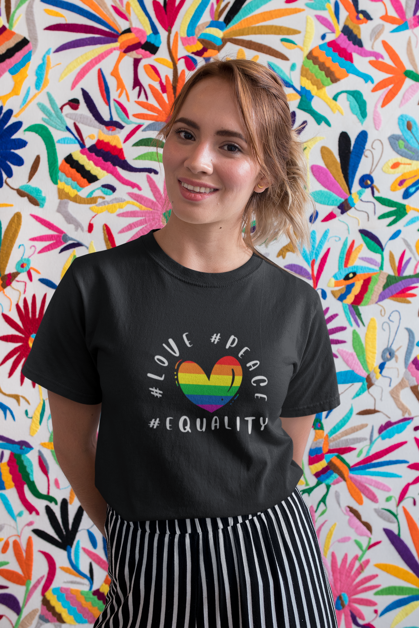 Love Peace Equality LGBTQ+ T-Shirt - Unisex