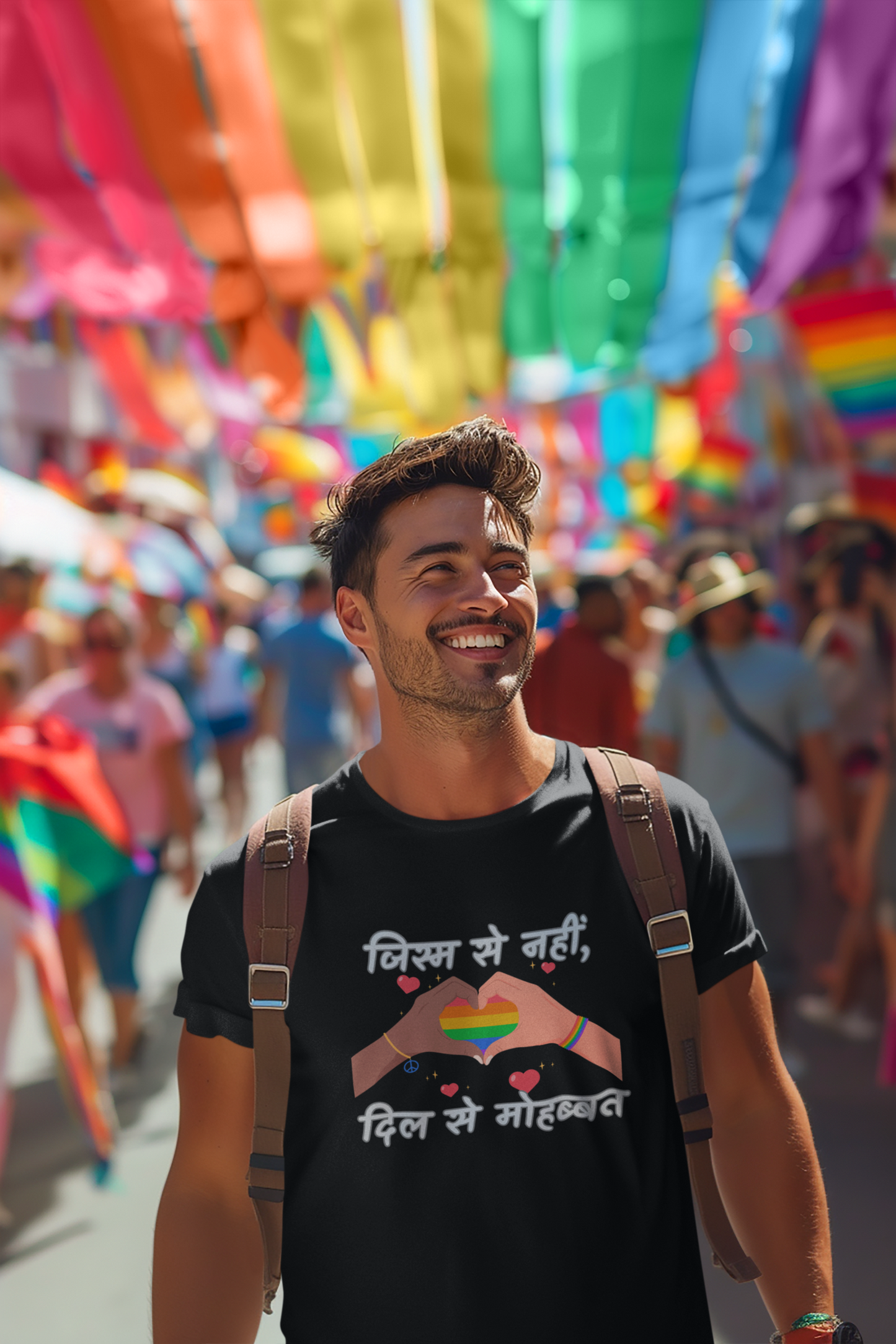 Jism Se Nahi Dil Se Mohabbat LGBTQ+ T-Shirt - Unisex
