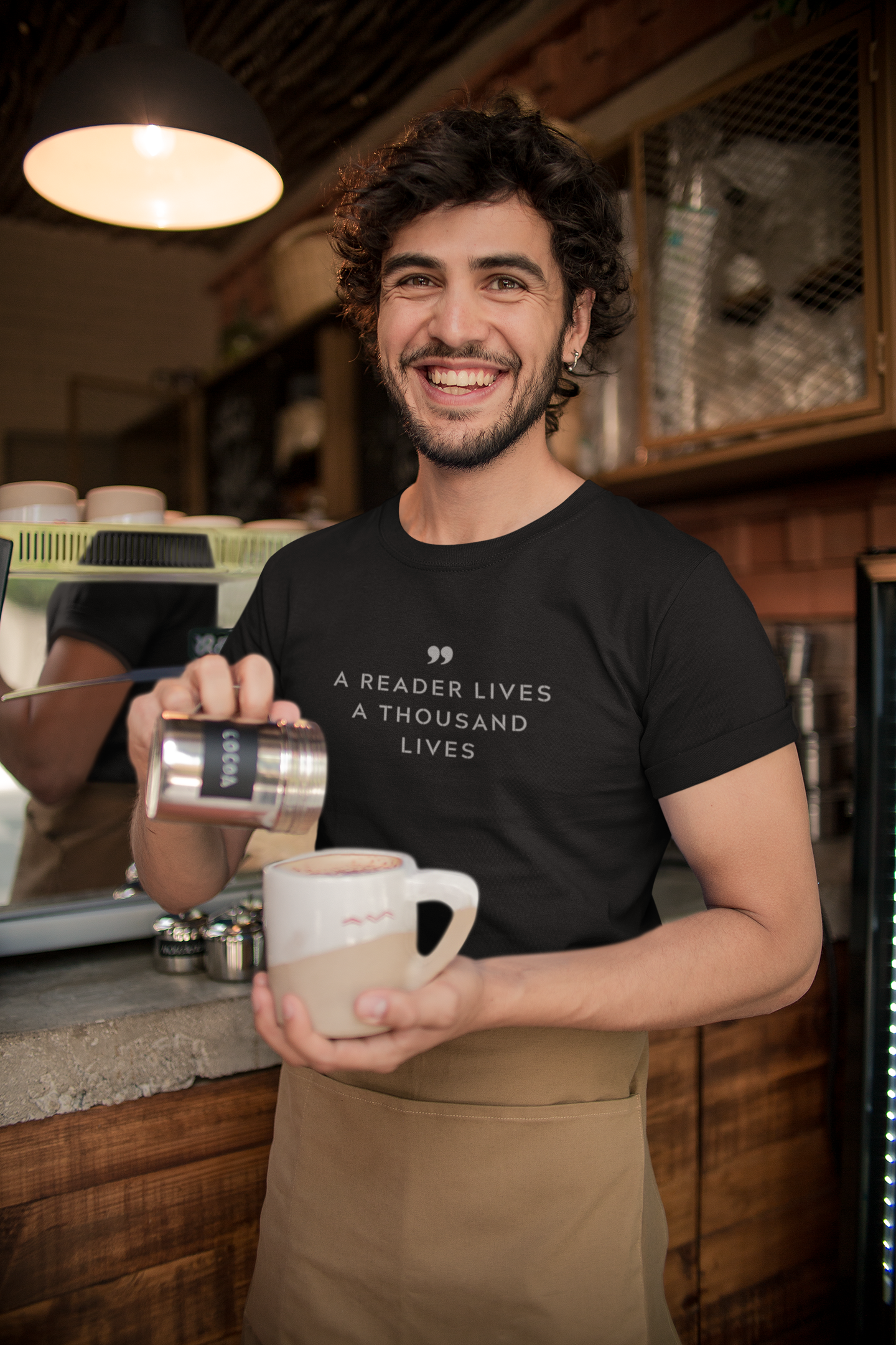 A Reader Lives A Thousand Lives T-Shirt - Unisex