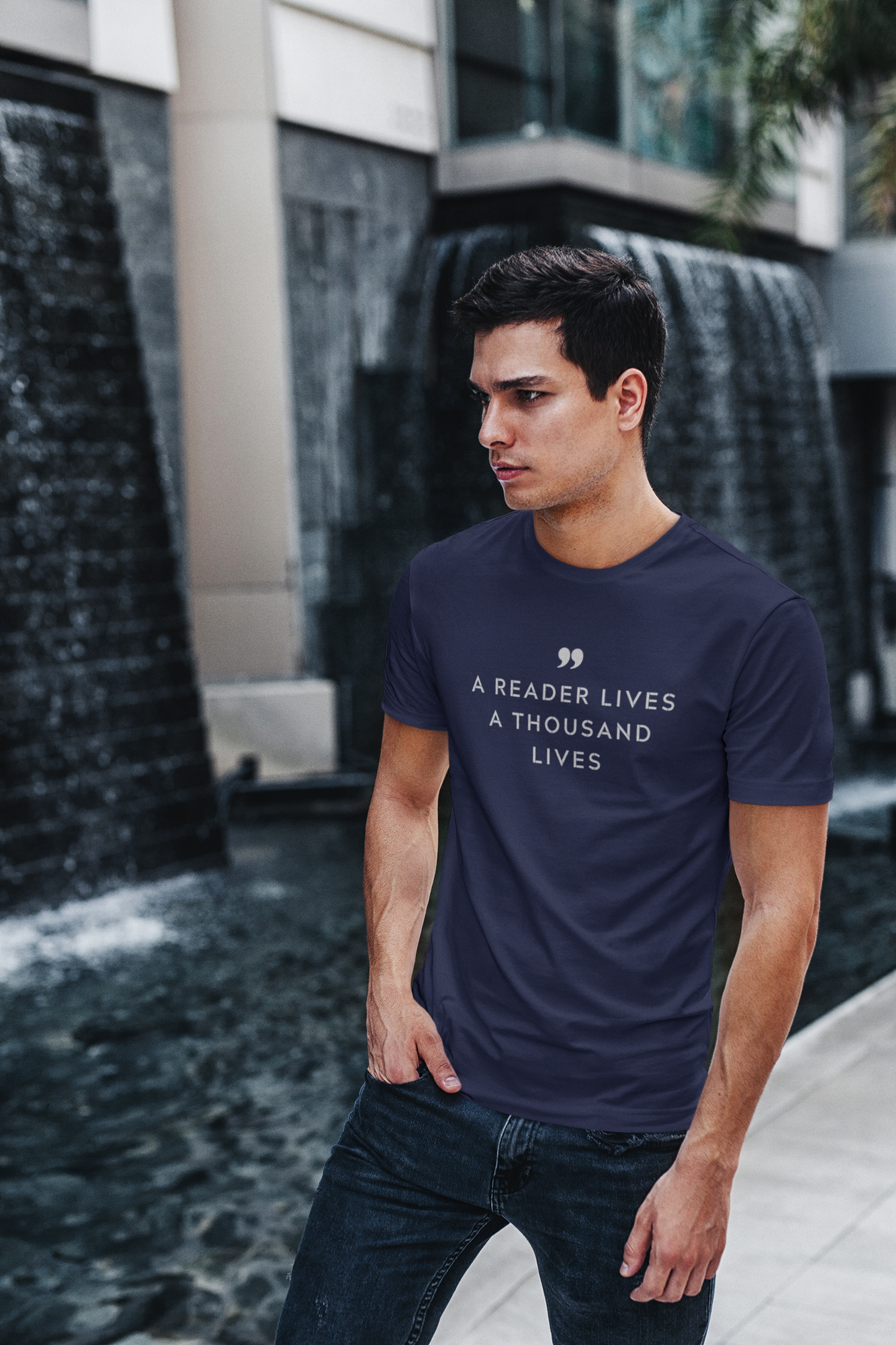 A Reader Lives A Thousand Lives T-Shirt - Unisex
