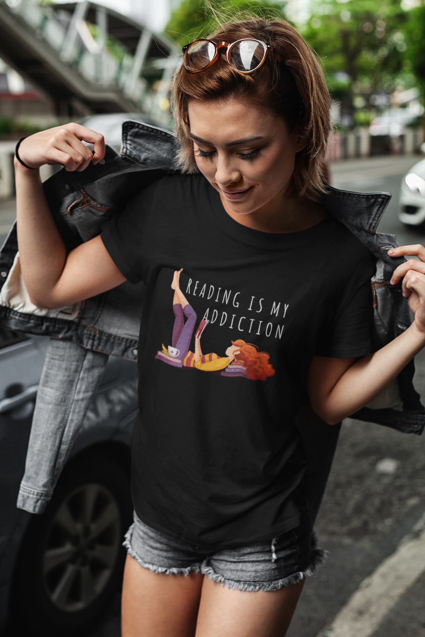 Reading Is My Addiction T-Shirt - Unisex