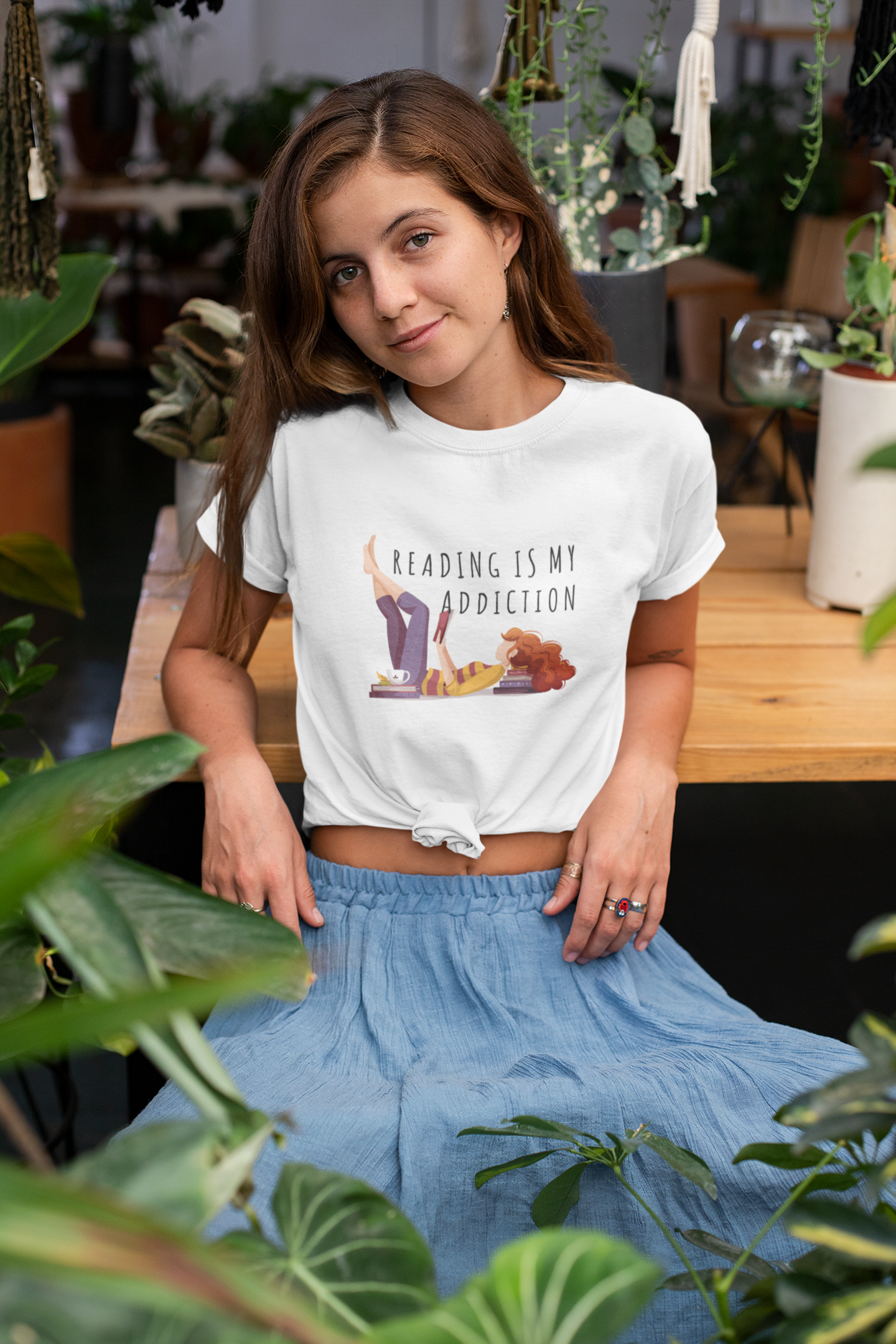 Reading Is My Addiction T-Shirt - Unisex
