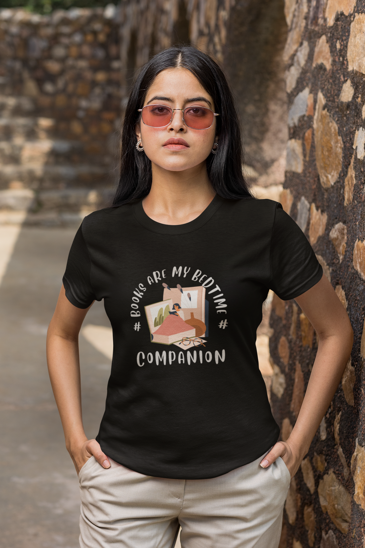 Books Are My Bedtime Companion T-Shirt - Unisex