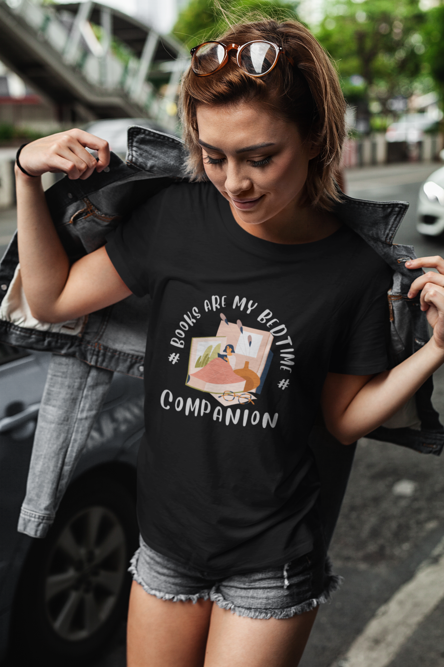 Books Are My Bedtime Companion T-Shirt - Unisex