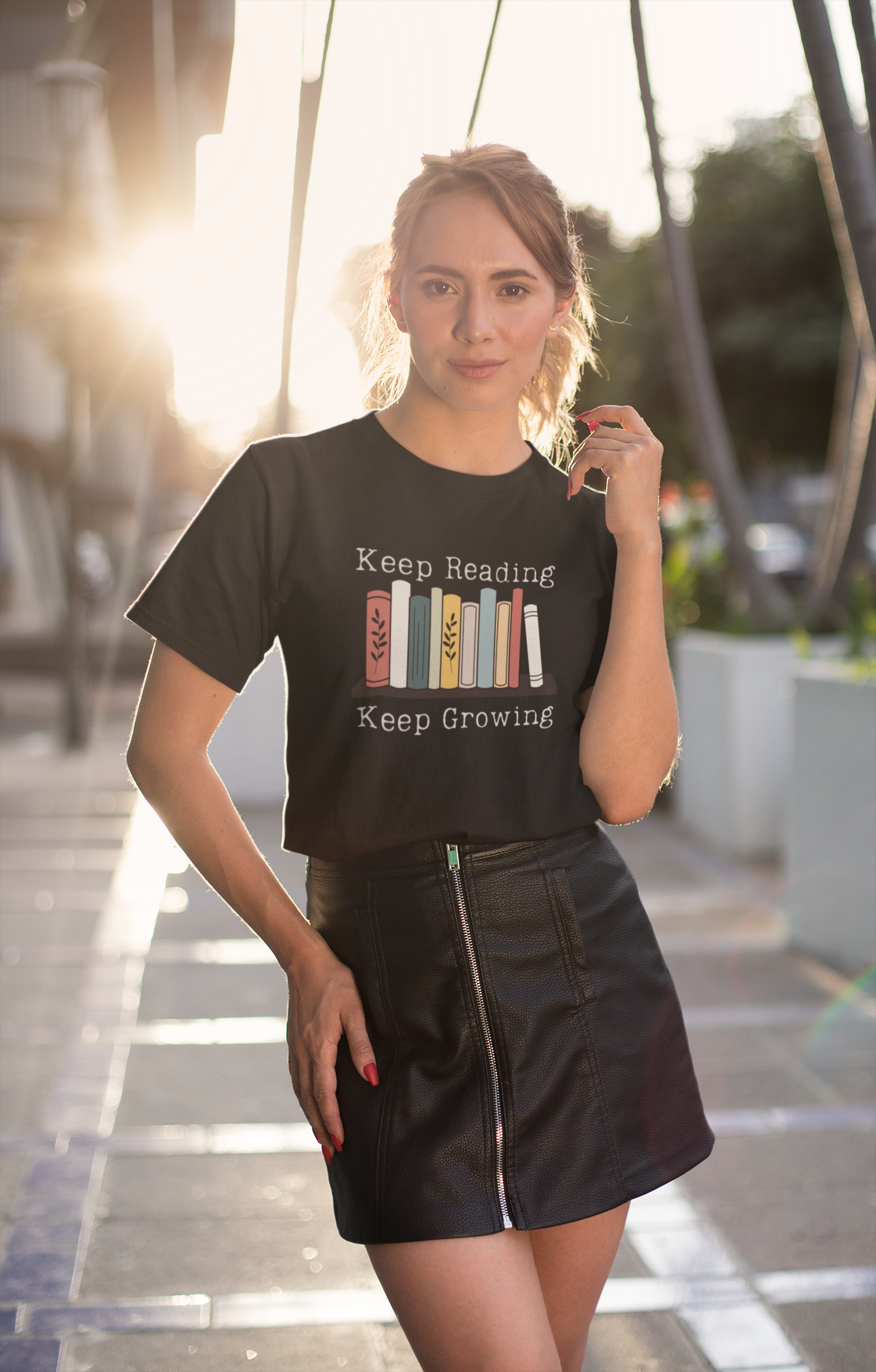 Keep Reading Keep Growing T-Shirt - Unisex