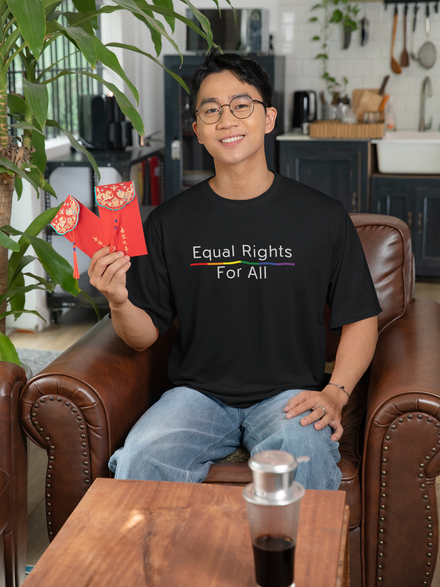 Equal Rights For All LGBTQ+ Oversized T-Shirt - Unisex