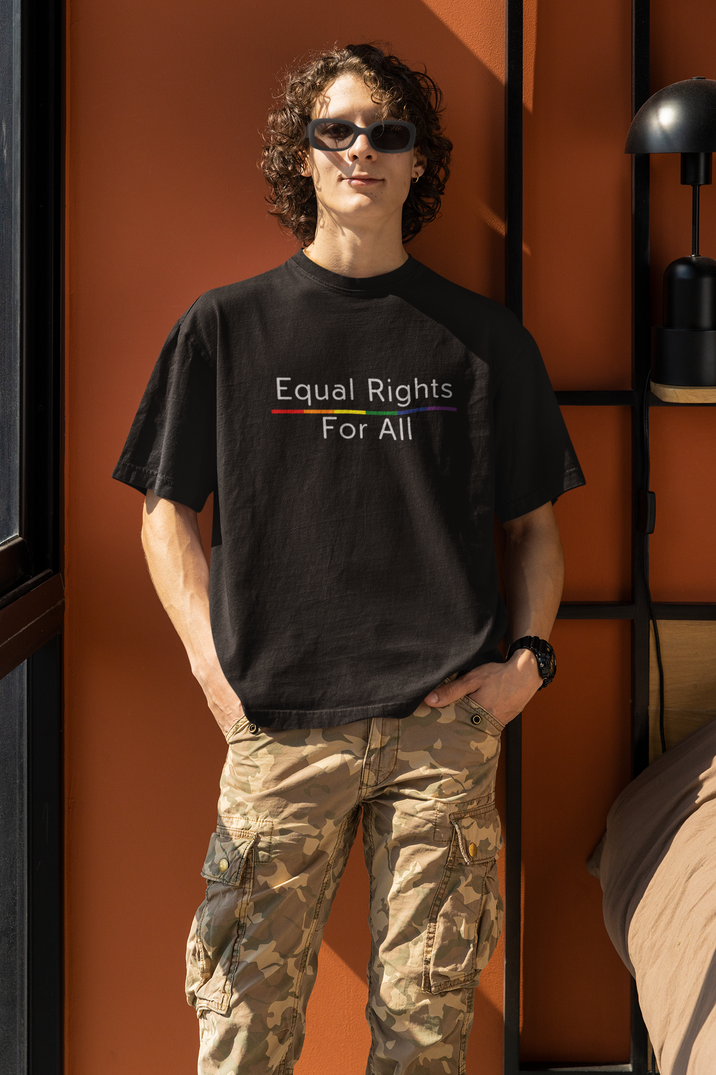 Equal Rights For All LGBTQ+ Oversized T-Shirt - Unisex