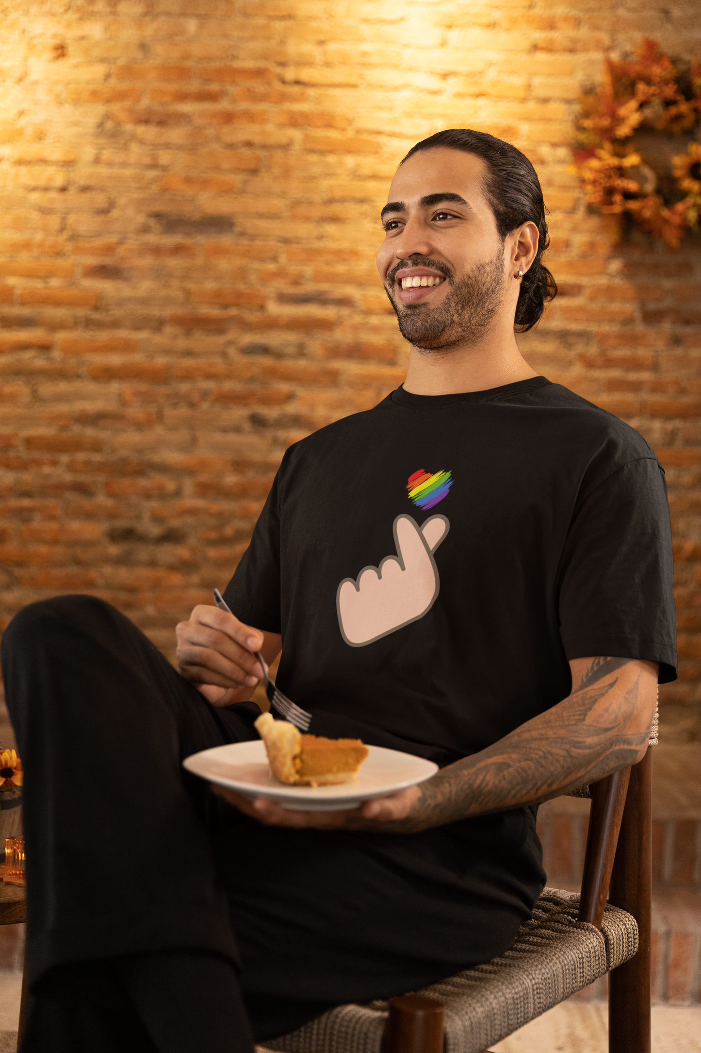 Korean Heart LGBTQ+ Oversized T-Shirt - Unisex