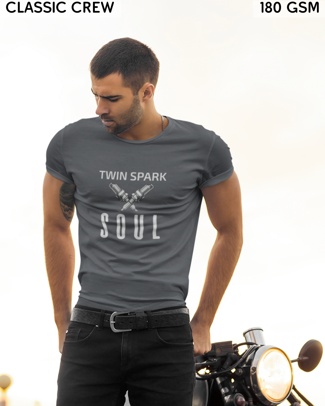 Twin Spark Soul - Biker's T-Shirt - Unisex