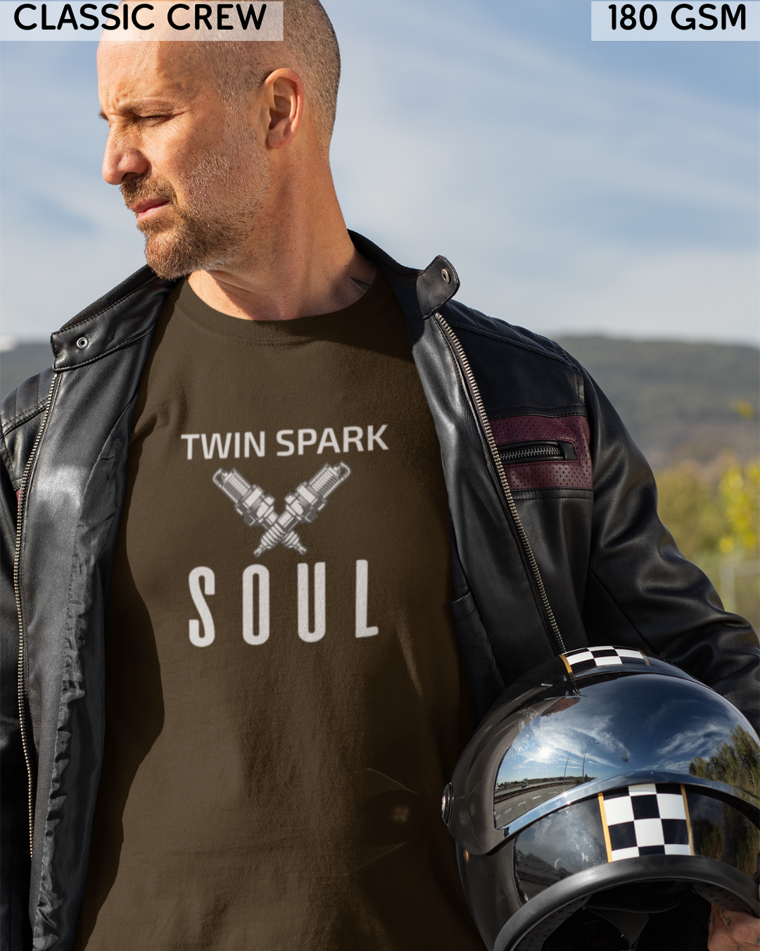 Twin Spark Soul - Biker's T-Shirt - Unisex