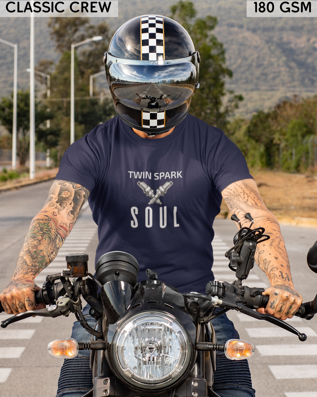 Twin Spark Soul - Biker's T-Shirt - Unisex