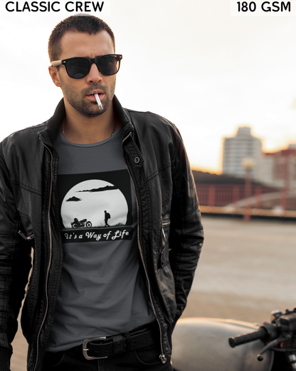 It's A Way Of Life - Biker's T-Shirt - Unisex