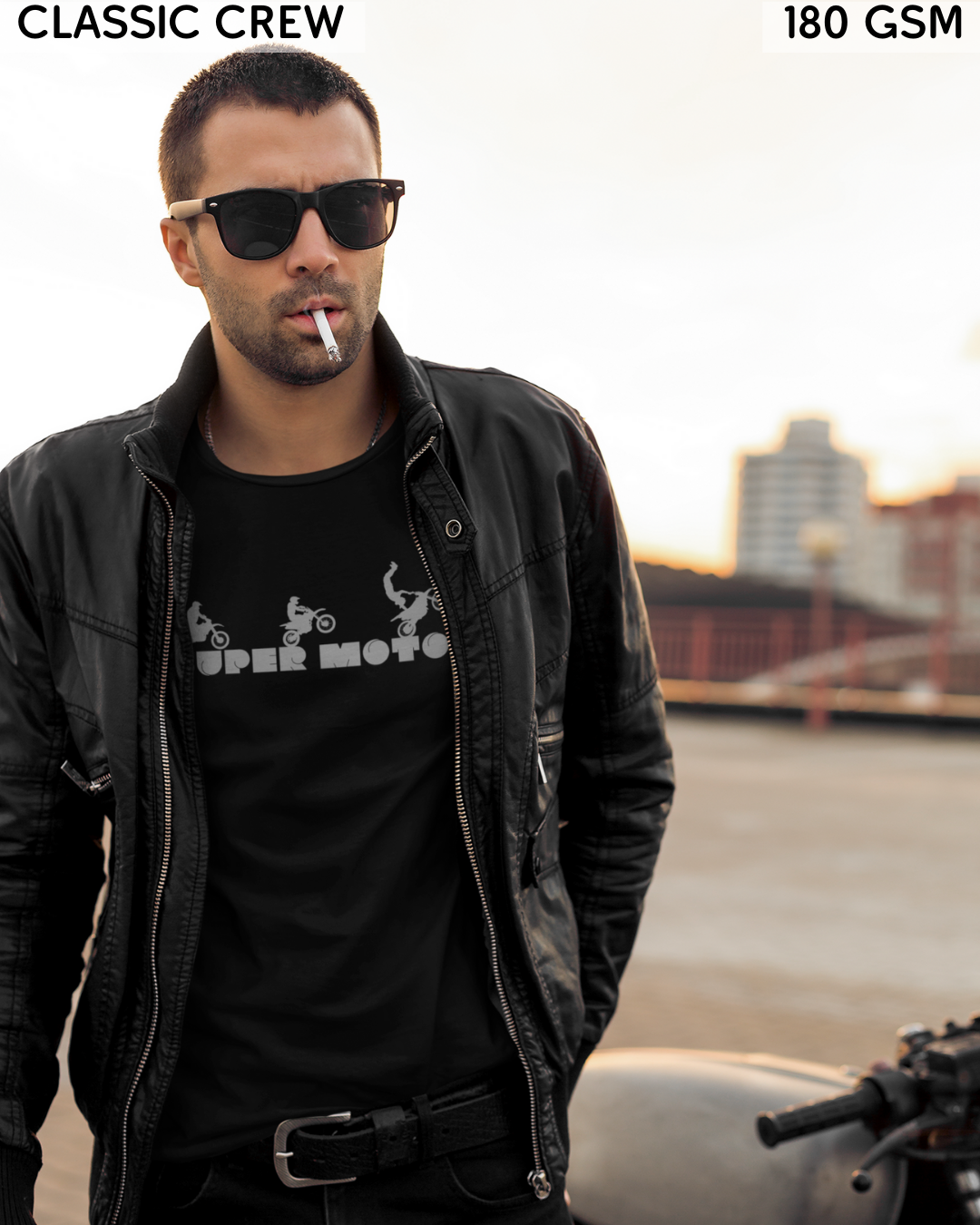 Super Moto - Biker's T-Shirt - Unisex