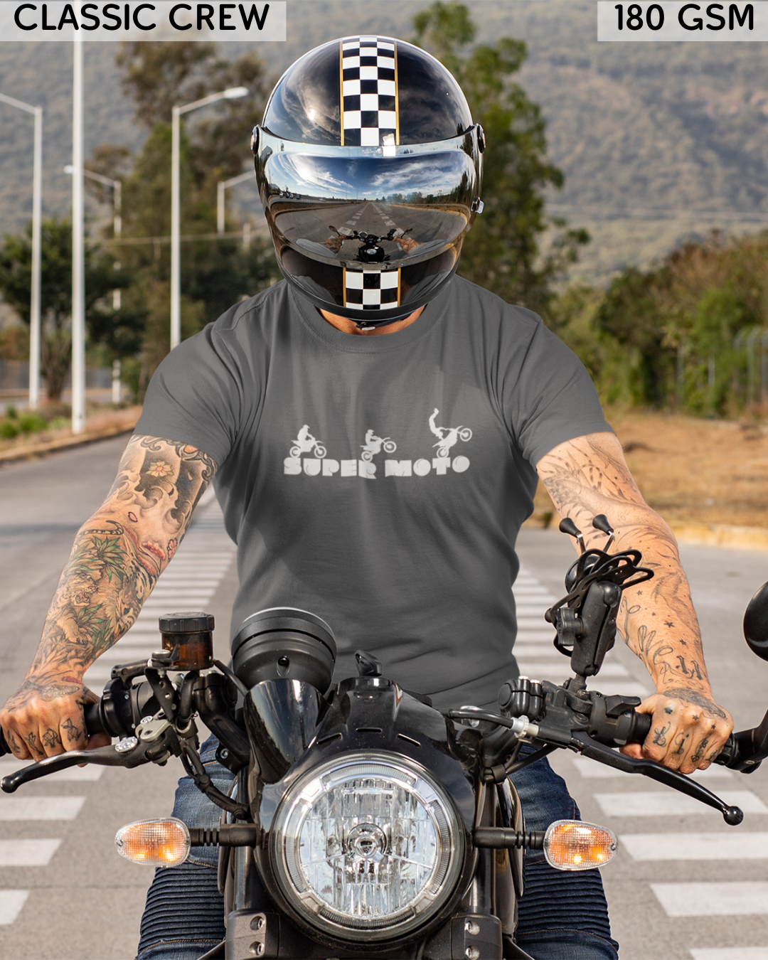 Super Moto - Biker's T-Shirt - Unisex